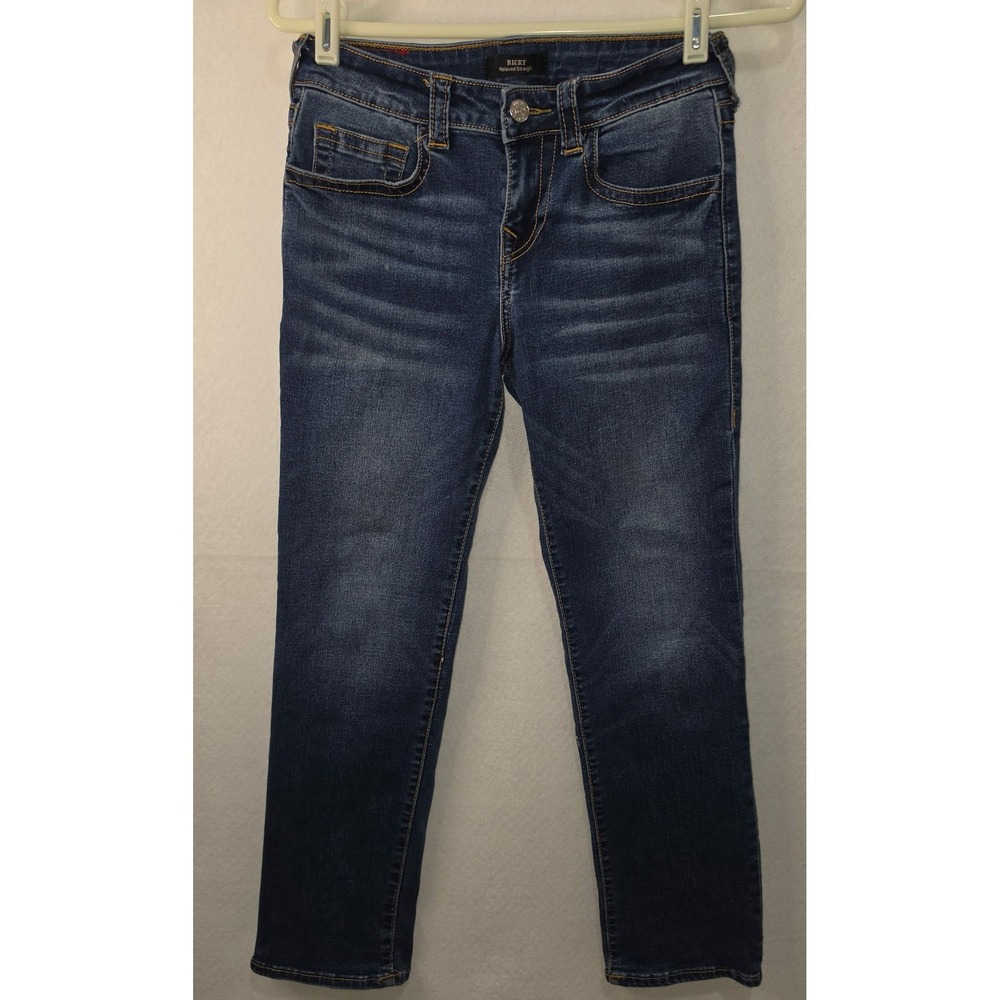 True Religion Ricky Boys Relaxed Straight Leg Jeans Medium Wash Size 14 300181